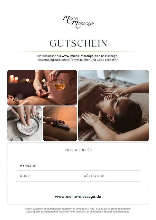 Voucher design 1 of 5 – one of the designs you can choose when buying a voucher in our shop